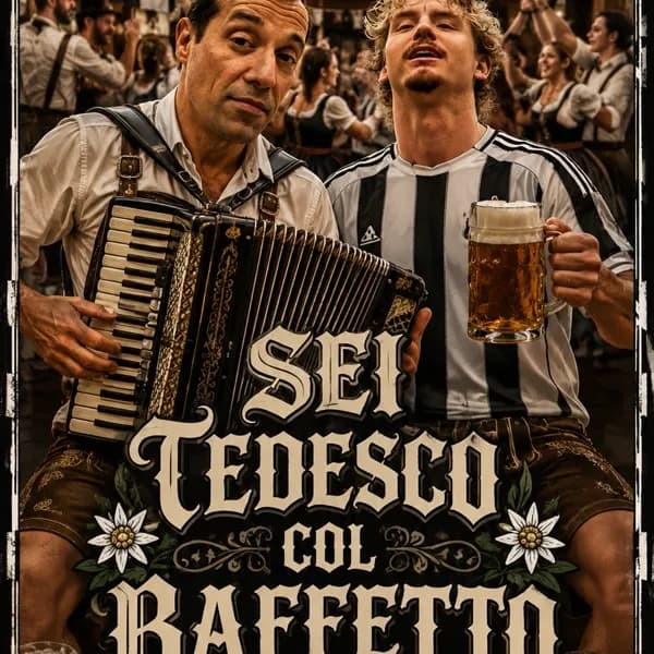 Copertina del brano Sei tedesco col baffetto